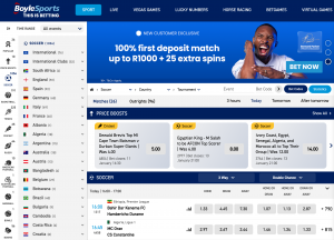 Boylesports sports betting market